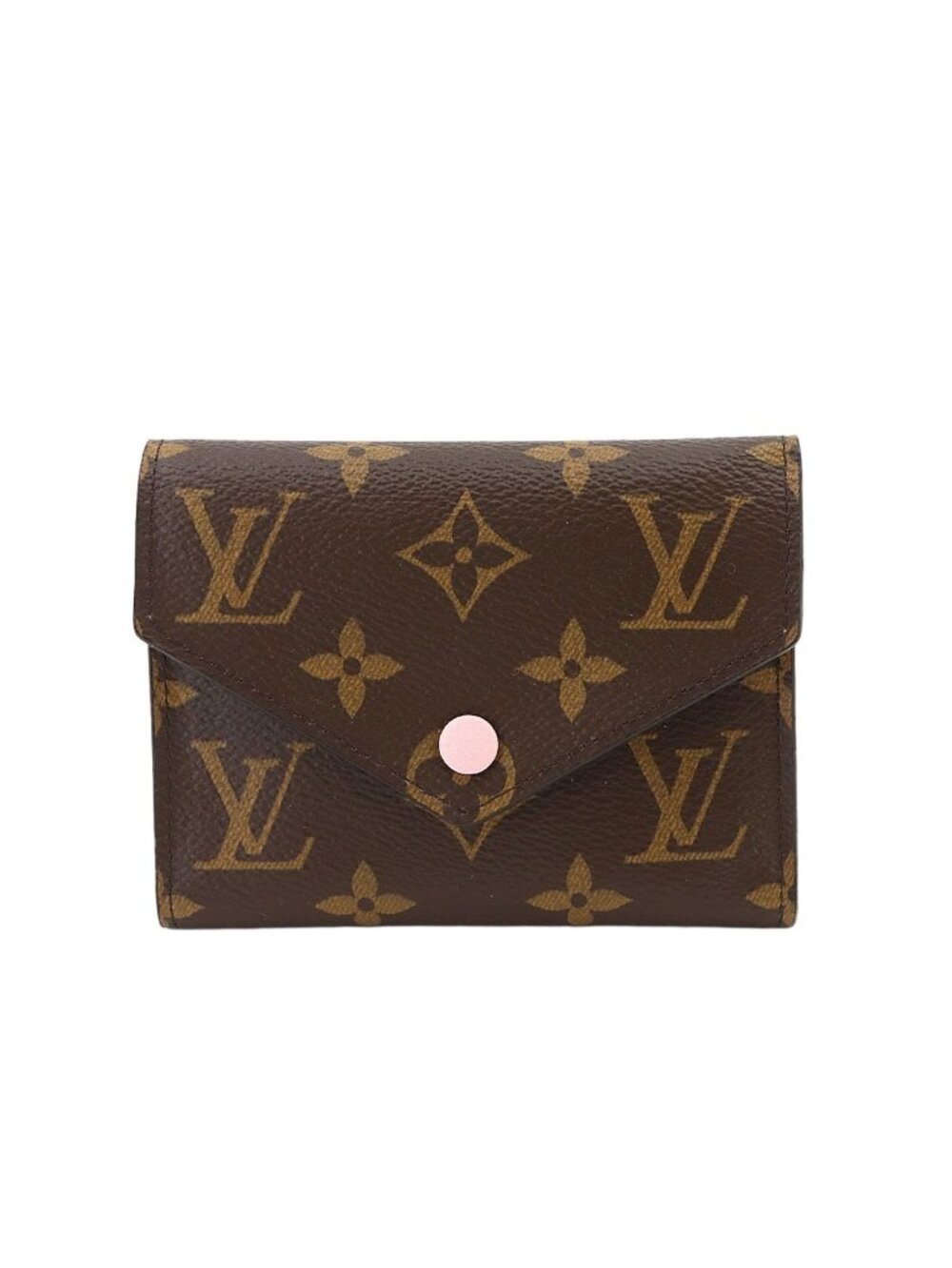 Louis Vuitton Monogram Portefeuille Victorine Trifold Wallet Rose Ballerine